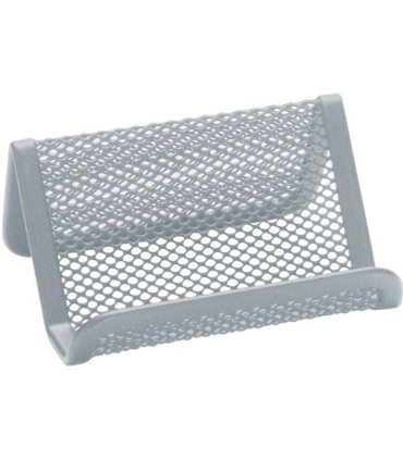 Stojánek na vizitky Q-Connect, stříbrný