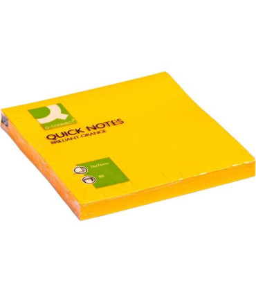 Bločky  Q-Connect 75x75 mm, neonově oranžové