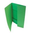 Papírové desky se třemi chlopněmi A4 zelené, 50 ks