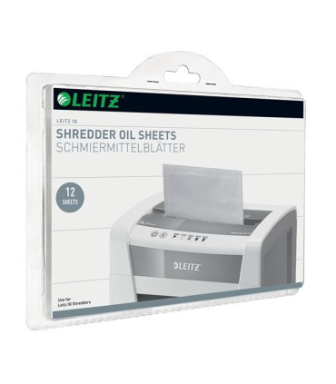 Olejové listy Leitz IQ - do skartovačky, 12 ks