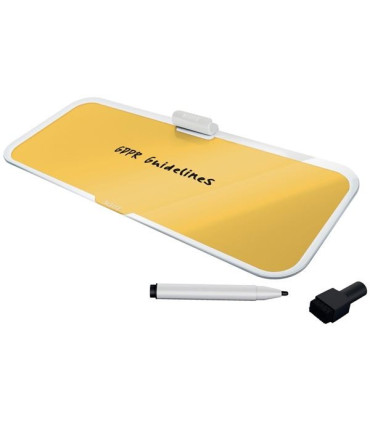 Tabulka na psaní Leitz Cosy, skleněná, tep.žlutá