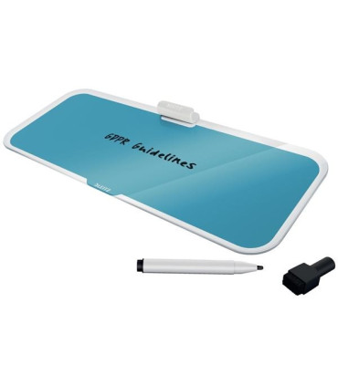 Tabulka na psaní Leitz Cosy, skleněná, klid.modrá