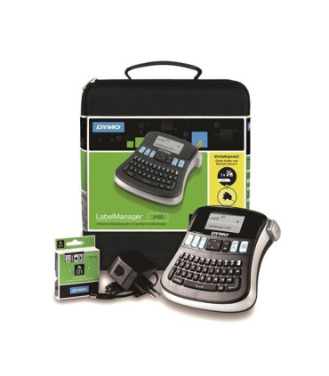 Dymo štítkovač LM 210D a páska D1 12mm bílá/černá