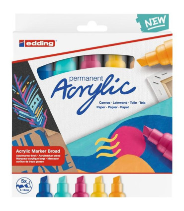 Popisovač akrylový e-5000/5 B, sada Abstract