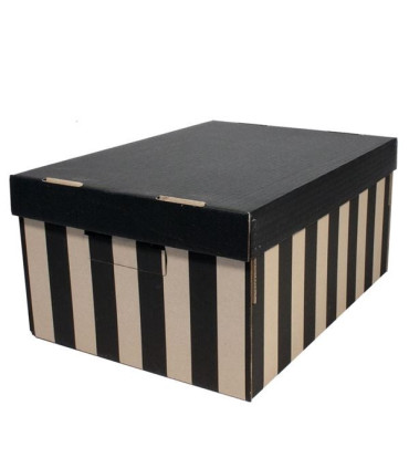 Krabice úložná BIG BOX s víkem 28x18x37 cm, 2 ks