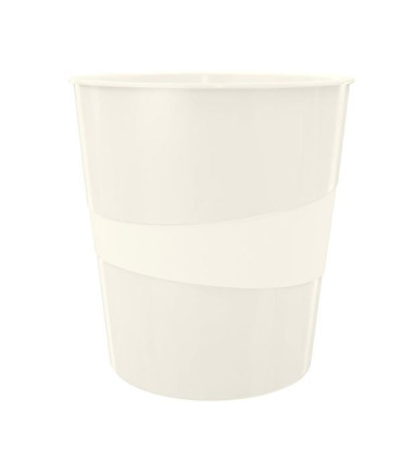 Odpadkový koš Leitz WOW, plastový, 15 l, bílý