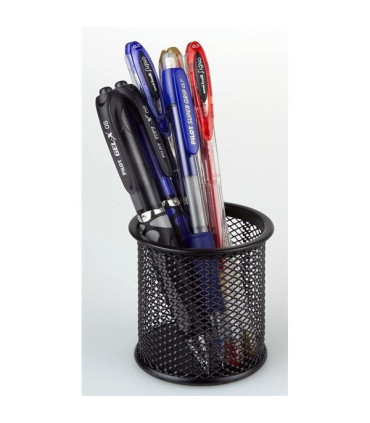 Drátěný kalíšek na tužky - malý, černý