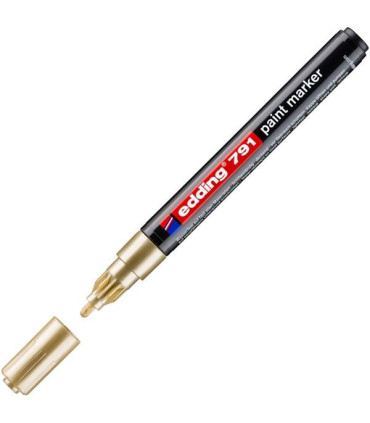 Lakový popisovač edding 791, zlatý