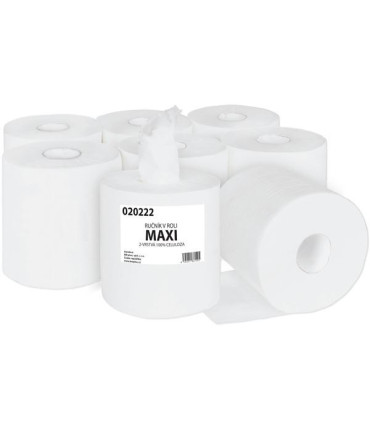 Papírové ručníky v roli Maxi-2vrstvé,celulóza,6 ks