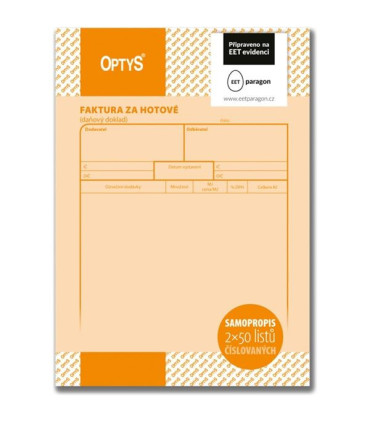 Faktura za hotové NCR, A5