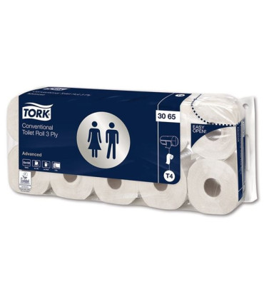 Toaletní papír TORK Premium - třívrstvý, bílý, 10 rolí