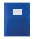Desky s chlopněmi a gumičkou Donau - A4, plastové, modré, 1 ks