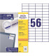 Univerzální etikety, 52,5 x 21,2 mm, 5600 ks