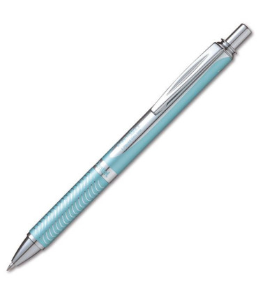 Gelový roller Pentel Energel Steel, světle modrý