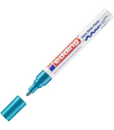 Lakový popisovač edding 750, světle modrý