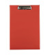 Jednodeska s klipem A4, 10 listů, červená