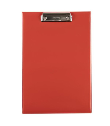 Jednodeska s klipem A4, 10 listů, červená
