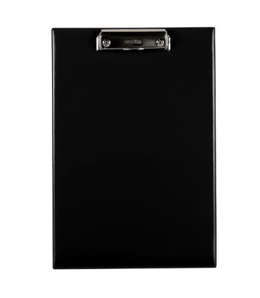 Psací podložka s klipem A4, 10 listů, černá