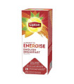 Černý čaj Lipton Energise - English breakfast, 25 x 2 g