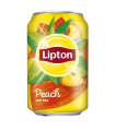 Ledový čaj Lipton s broskví, 0,33l, bal  24 ks