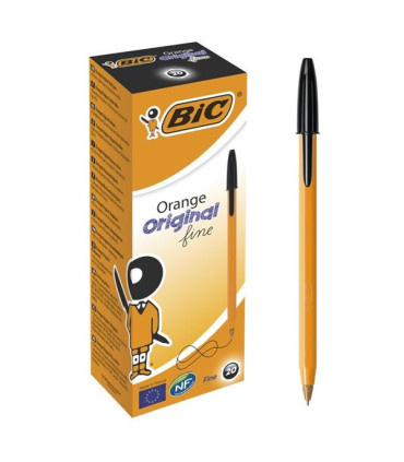 Kuličkové pero BIC Orange - černá