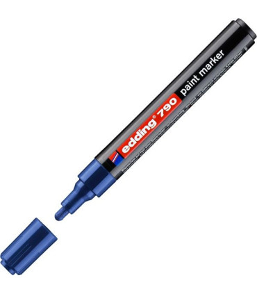 Lakový popisovač edding 790, modrý