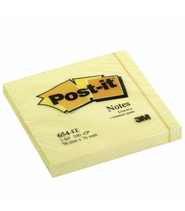 Bloček Post-it, 76 x 76 mm, žlutý