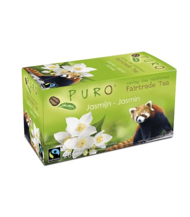 Zelený čaj Puro - jasmínový, Fair trade, 25x 2 g