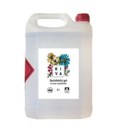 Dezinfekční gel na ruce Riva - 5 l