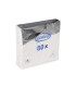 Papírové ubrousky dvouvrstvé, bílé, 50 ks