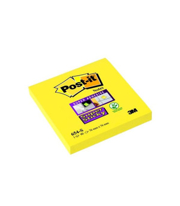 Bloček Post-it Super Sticky, 76 x 76 mm,ultražlutý