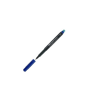 Permanentní popisovač Faber-Castell 1523, modrý