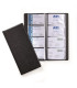 Album na vizitky Durable 192, lepené, černé