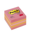 Minibločky Post-it, v kostce, 51 x 51 mm, pink
