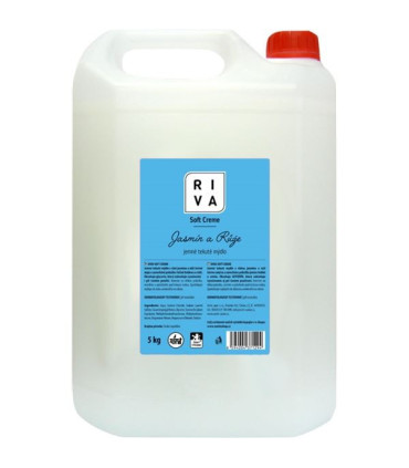 Tekuté mýdlo Riva Soft, PH neutrální, bílé, 5 l