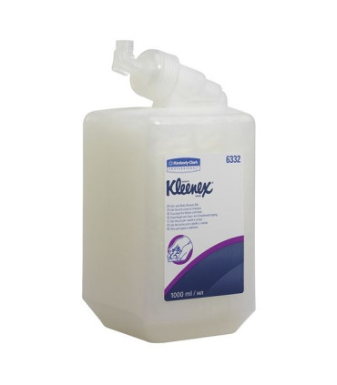 Sprchový gel KC Kleenex na vlasy a tělo, bílý, 1l