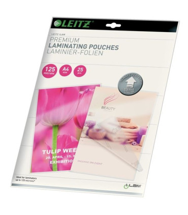 Laminovací kapsy Leitz, A4, 2 x 125 mic, 25 ks