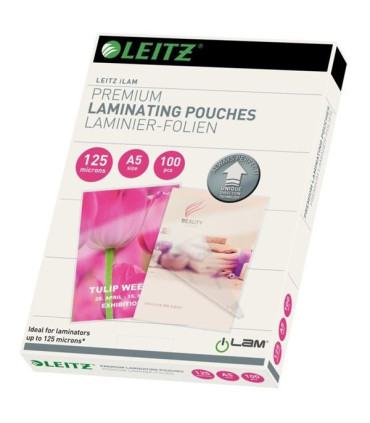 Laminovací kapsy Leitz, A5, 2x125 mic,lesk, 100 ks
