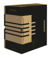 Archivační box DONAU, karton, A4,  200mm, hnědý