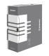 Archivační box Donau - A4, kartonový, 12 cm, šedý