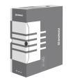 Archivační box Donau - A4, kartonový, 12 cm, šedý