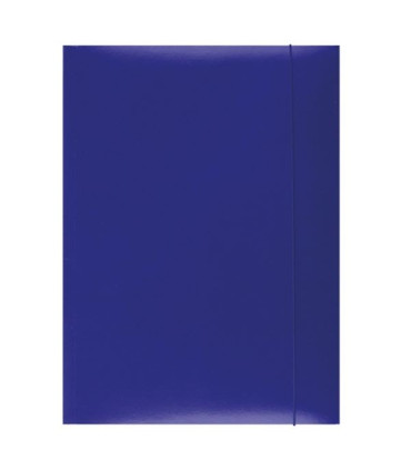 Papírové desky s gumičkou - A4, modré, 1 ks