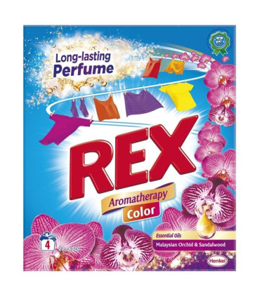 Prací prášek Rex - malaysian orchid, 240 g, 4 prací dávky