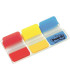 Supersilné záložky Post-it, červené/žluté/modré
