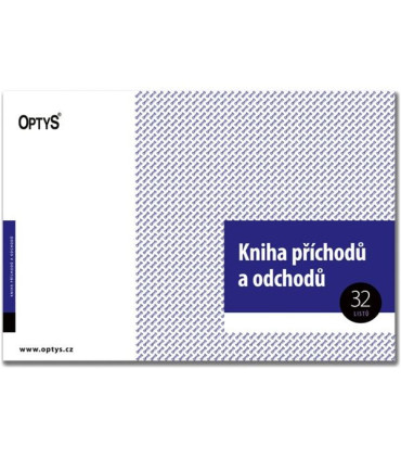 Kniha příchodů a odchodů - nepropisovací, nečíslovaná, A4, 32 listů