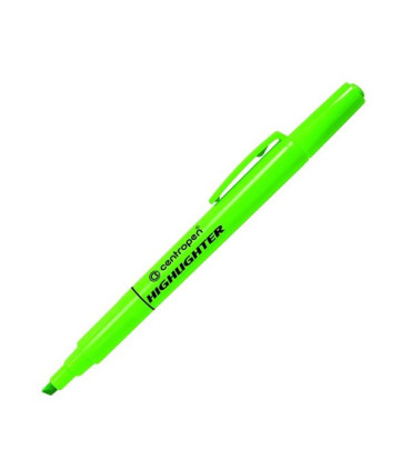 Zvýrazňovač Centropen 8722, zelený, 10 ks