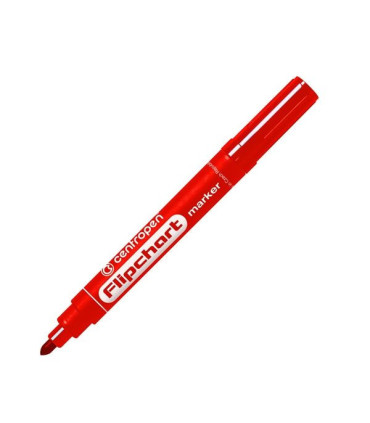 Popisovač na flipcharty Centropen 8550, červený