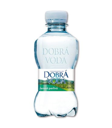 Minerální voda Dobrá voda jemně perlivá, 8x 0,25 l