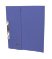 Rychlovazače papírové závěsné - A4, půlená přední strana, modré, 50 ks
