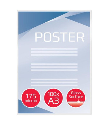 Laminovací kapsy GBC, 2x175 mic, A3, lesk, 100 ks